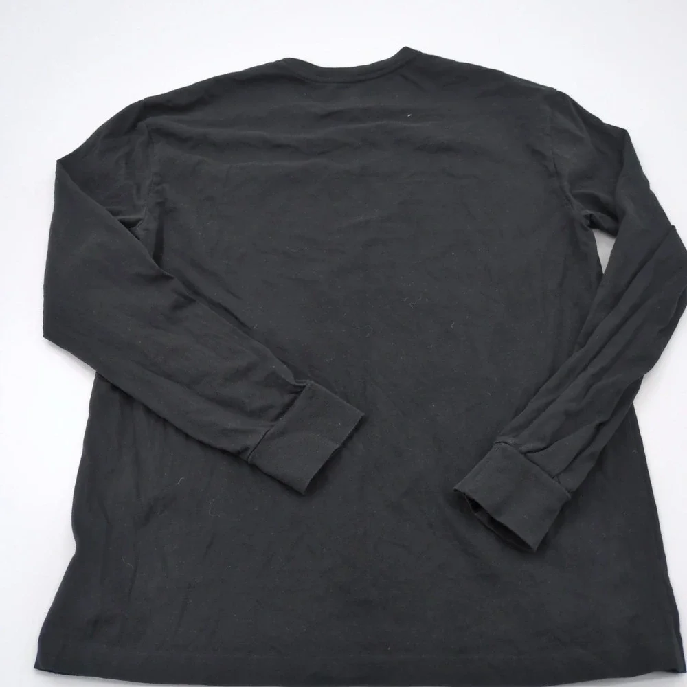 Polo‎ Ralph Lauren P-Wing Stadium Long Sleeve Shirt Men's M Black 1967 Graphic